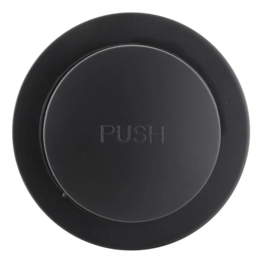 Brass Matte Black Toe Touch Bathtub Drain Cover